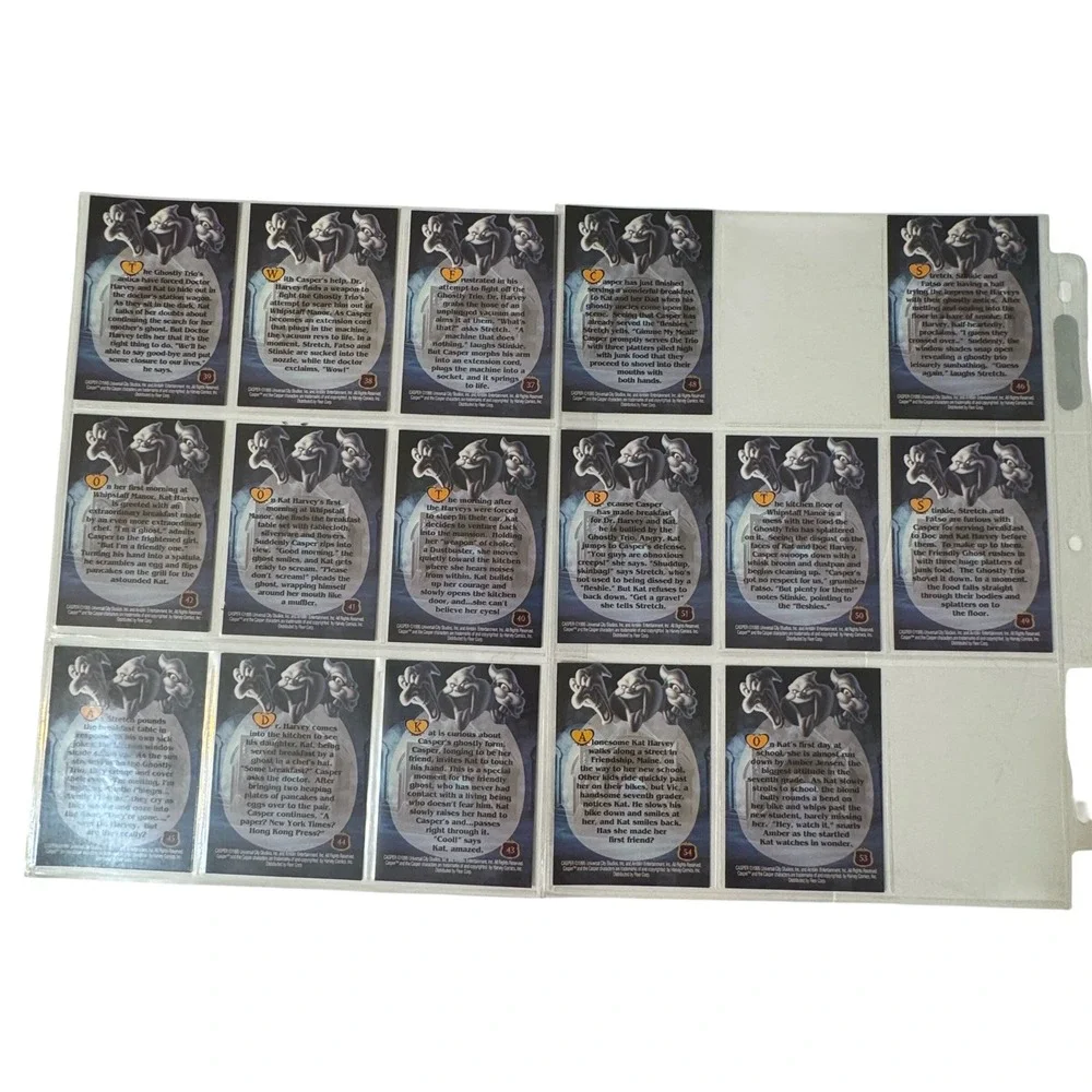 Casper 1995 Fleer Ultra Trading Cards Lot 100+‎ Movie Images